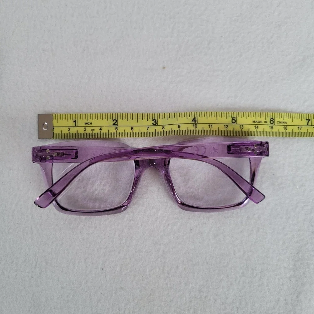 Hummingbird Womens Reading Glasses Santa Fe Auto-Tint Blue Light +3.50 62mm Pink